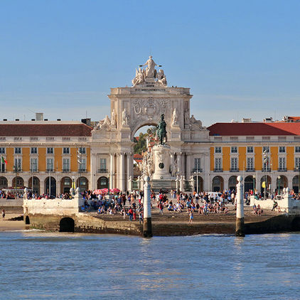 Lisbon's riverside promenade